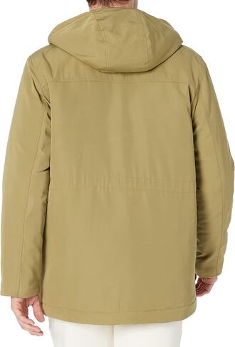 Amazon Essentials Men's Relaxed-Fit Water Repellent Recycled Polyester Hooded Parka (Previously Amazon Aware) in Saudi Arabia