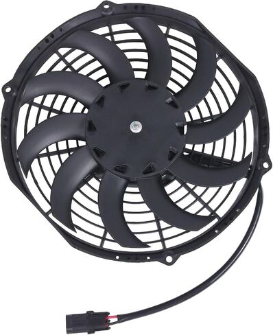 24V Radiator Fan Blower Compatible with Spal 30100455 VA11-BP12/C-57A 10" in Saudi Arabia