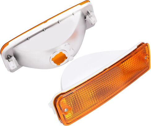 KUAFU Pair Turn Signal Light Compatible with 1989-1995 Toyota Pick-Up Truck Driver and Passenger Side Signal Lamp Assembly Clear Lens Plastic Replacement for TO2521107 TO2520105 2Pcs in Saudi Arabia