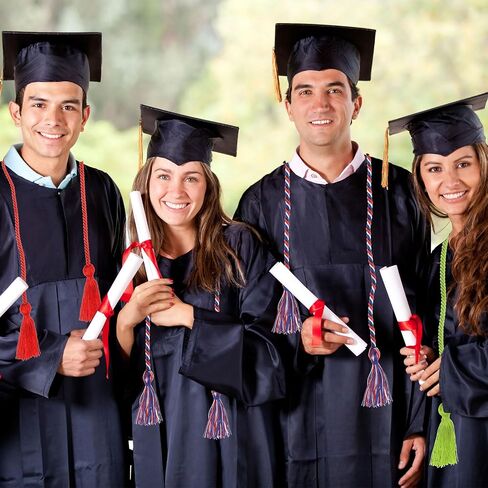 uxcell 4Pcs Graduation Honor Cord 67" with Tassel Polyester Braided Honor Cord Graduation Ropes for Graduation Party Ceremonies Graduates (Pink) in Saudi Arabia
