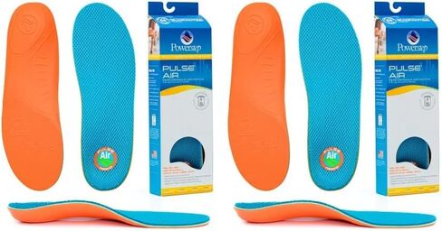 باورستيب نعال داخلية، هواء بالس، حشوة لتخفيف الام حذاء الركض، قماش جيد التهوية، للنساء والرجال in Kuwait