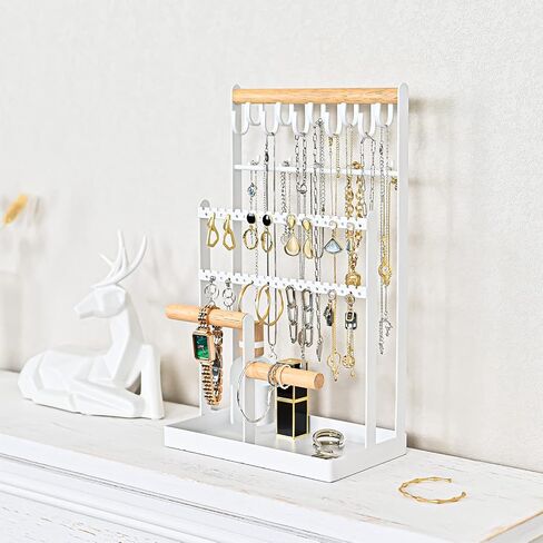 ProCase Jewelry Stand Bundle with Personalized Jewelry Box with Initial in Saudi Arabia