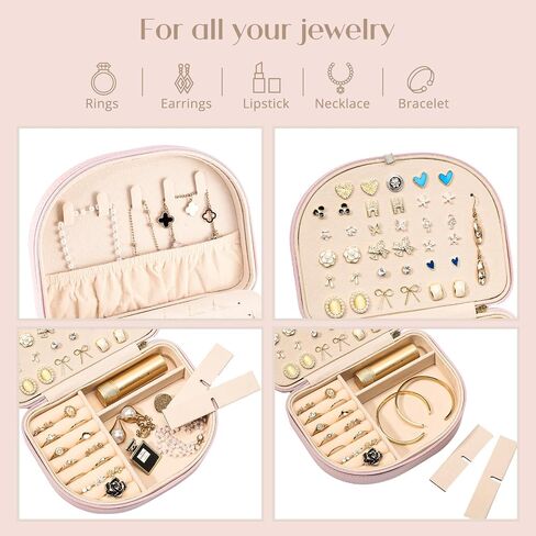 ProCase Jewelry Stand Bundle with Personalized Jewelry Box with Initial in Saudi Arabia