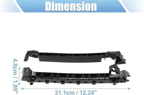 X AUTOHAUX 1 Pair Left and Right Side Front Bumper Mounting Support Bracket NO. 57707FG012/57707FG002 for Subaru Impreza 2008-2011 in Saudi Arabia