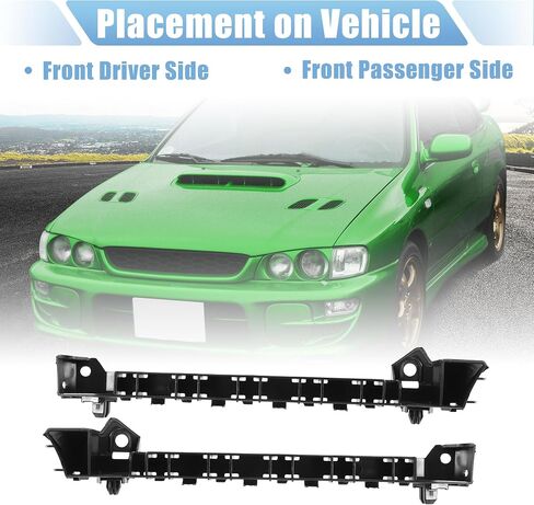 X AUTOHAUX 1 Pair Left and Right Side Front Bumper Mounting Support Bracket NO. 57707FG012/57707FG002 for Subaru Impreza 2008-2011 in Saudi Arabia