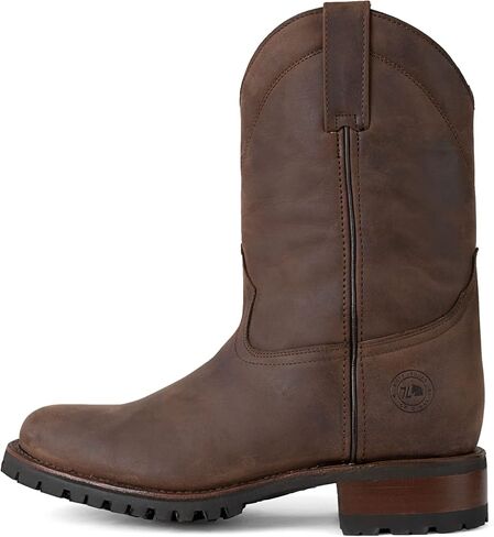Men's Track Sole Leather Roper Boot Style 1000 in Kuwait