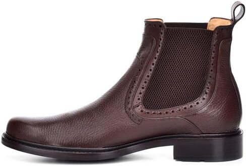FRANCO CUADRA Men's Boot in Genuine Deer Leather Black in Saudi Arabia
