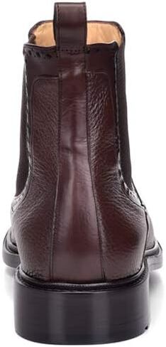 FRANCO CUADRA Men's Boot in Genuine Deer Leather Black in Saudi Arabia