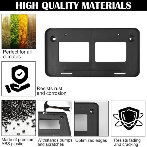 License Plate Frame Compatible with Tacoma Pickup Truck 2WD 4WD 2016 2017 2018 2019 2020 2021 2022 2023 Front Bumper License Plate Bracket Holder Replace 7510104011 TO1068134 in Saudi Arabia