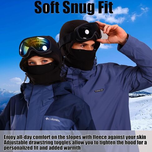 Mens Balaclava Ski Mask Winter Face Mask Full Face Cover Breathable Head Mask Cold Weather Balaclava for Women in Saudi Arabia