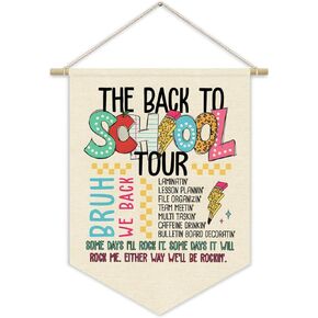 XYDEG I'm So Glad You're Here Welcome Sign Banner,Therapy Office Decor Classroom Decor Classroom Decorations,Welcome Sign For Classroom,Therapist Gifts