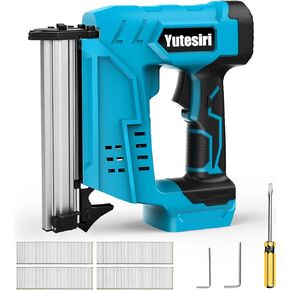 Cordless Power Brad Nailers for Dewalt 20v Battery,2 Mode, 18 Gauge 5/8 to 1-1/4 Inch,1000pcs Nails/Staples for Upholstery,Carpentry and Woodworking Projects(Tools Only)