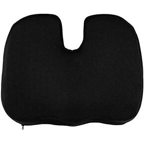 Castle Knight Wedge Memory Foam Seat Cushion for Tailbone and Back Pain Relief - Coccyx Cutout Seat Pillow for Office Chairs, Autos, and Other Household Seating