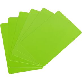 MECCANIXITY 30pcs Blank PVC Cards Color, CR80 30 Mil Plastic Cards Blank ID Card Waterproof for ID Badge, Credit Cards, Identification Badges, Printer, Pink