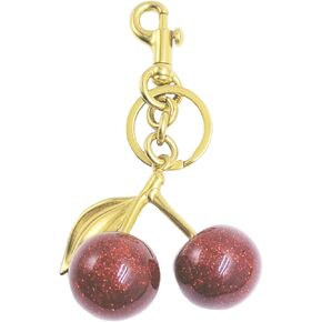 Unpafcxddyig Cherry Keychain Glitter Cherry Bag Charm for Purses Handbags