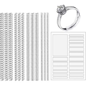 OLCANA Ring Size Adjuster for Loose Rings, 13pcs, Clear