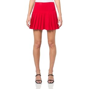 Norma Kamali Women's Pleated Mini Skirt