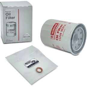 NEW Genuine OEM Engine Oil Filter 15208-9E01A + Drain Plug 4STEED MOTORS 11026-JA00A FITS FOR NISSAN/INFINITI
