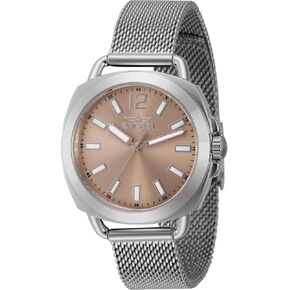Invicta Lady's Wildflower 32mm Stainless Steel Quartz Watch, Silver (Model: 46337)