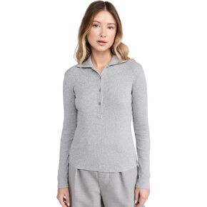 Vince Women's Rib Collared Polo