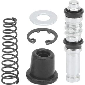 Rear Brake Master Cylinder Rebuild Repair Parts, 11mm/0.4in Motorcycle Clutch Brake Pump Piston Plunger Repair Kit for Motocross/Scooter