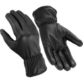 Hugger Affordable Men's Basic Seamless Driving, Police, and Motorcycle Glove