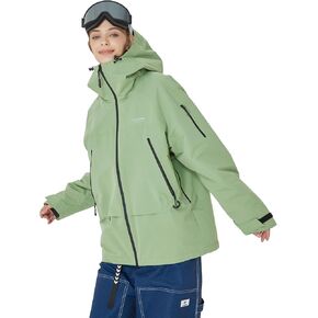SNOWVERB Baggy Snowboard Jackets Waterproof Warm Ski Coats Lightweight Outdoor Sports Jackets for Women and Men