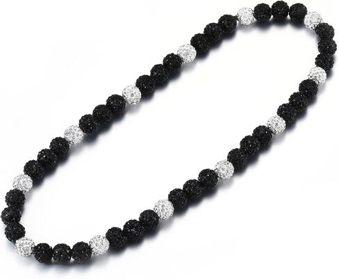RWQIAN Baseball Beaded Necklace for Men Boys,Bling Baseball Necklace with Baseball Drip Chains Inspired Accessory Diamond Necklaces Rhinestone Making Jewelry Baseball Team Athletes Gifts in Kuwait
