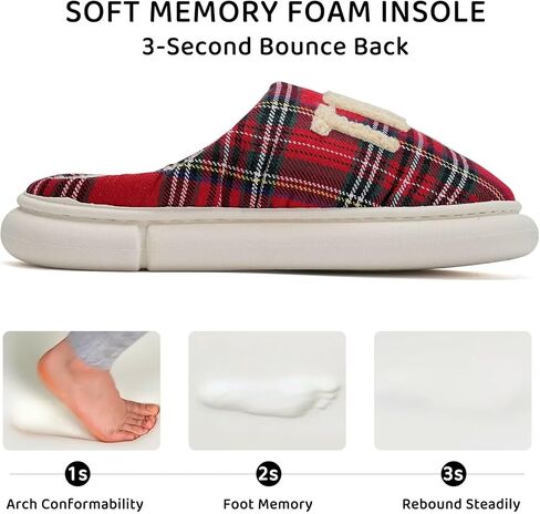 شباشب نسائية من WateLves من الإسفنج الذكي الدافئ مريحة ولطيفة للمنزل وخفيفة الوزن وخفيفة الوزن لعيد الميلاد in Kuwait