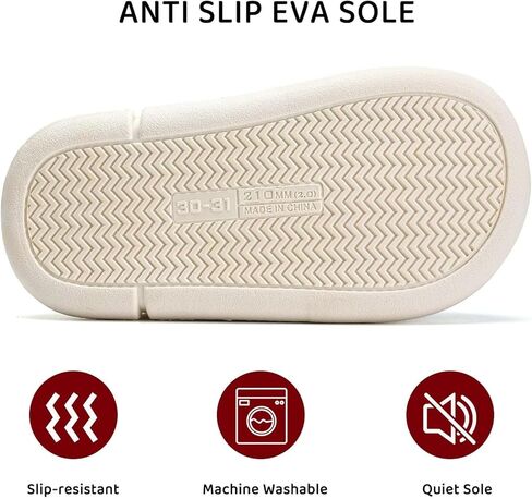 شباشب نسائية من WateLves من الإسفنج الذكي الدافئ مريحة ولطيفة للمنزل وخفيفة الوزن وخفيفة الوزن لعيد الميلاد in Kuwait