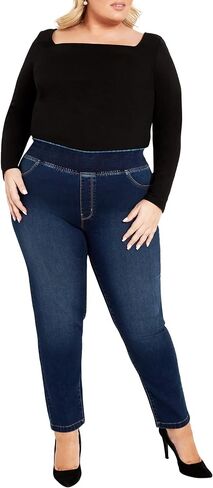 Avenue Women's Plus Size Jean Butter Pull on in Saudi Arabia