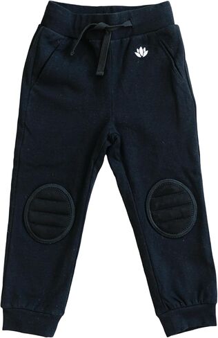 Viscose Baby Pants with Knee Pads, Soft Toddler Pants for Boys & Girls, Baby Boy Pants & Baby Girl Pants 12M-5T (Olive, 4T) in Kuwait