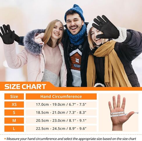 ATERCEL Gloves for Cold Weather Men Women Warm Winter Gloves Touchscreen Function, Windproof Gloves for Running, Driving in Saudi Arabia