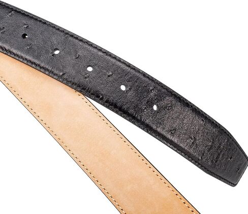Vatee's Men's Adjustable Replacement Belt Strap Without Buckle Top Grain Genuine Leather 1.5"(38mm) / 1.34"(34mm) Wide in Saudi Arabia