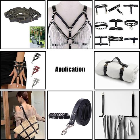 CDY Faux Leather Strap 1 Inch Wide 200 Inches Long Leather Strip for DIY Craft Projects,Soft Leather Straps 2mm Thick Very Suitable for Traction Ropes, Bag Straps (Black) in Kuwait
