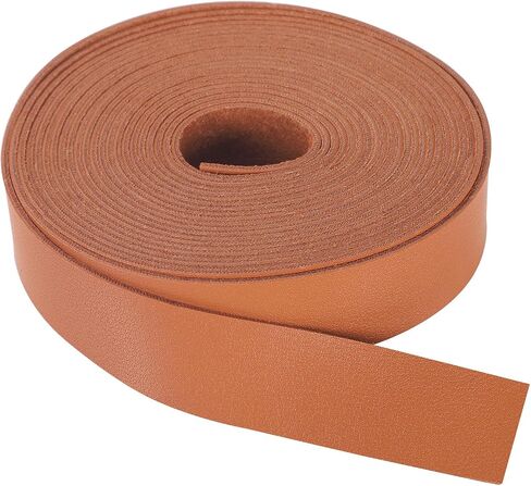 CDY Faux Leather Strap 1 Inch Wide 200 Inches Long Leather Strip for DIY Craft Projects,Soft Leather Straps 2mm Thick Very Suitable for Traction Ropes, Bag Straps (Black) in Kuwait