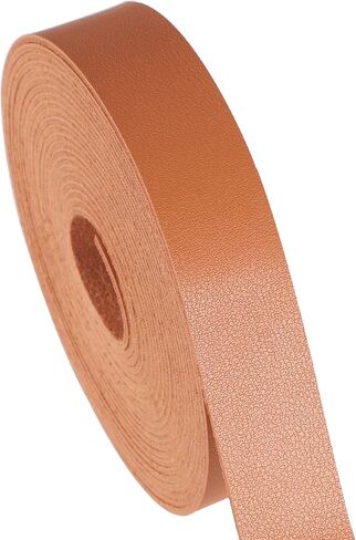 CDY Faux Leather Strap 1 Inch Wide 200 Inches Long Leather Strip for DIY Craft Projects,Soft Leather Straps 2mm Thick Very Suitable for Traction Ropes, Bag Straps (Black) in Kuwait