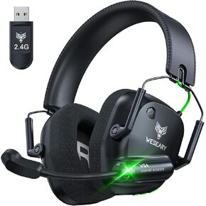 Wired Gaming Headset with Mic for Xbox One Series X|S, PC, PS4, PS5, Switch - Stereo Sound Gaming Headphones with Noise Cancelling Microphone - Soft Memory Foam Cushion - 3.5mm Audio Jack