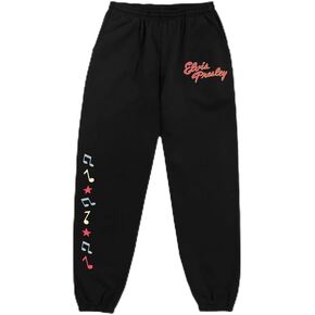 Elvis Presley Official Merch Red/Black Logo Sweatpants