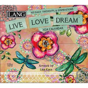 LANG Live Love Dream 2025 365 Daily Thoughts (25991015506)