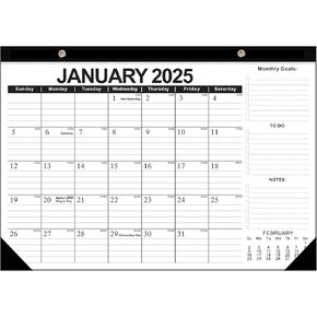 2025-2026 Desk Wall Calendar ，17" x 12" Large Monthly covers January 2025 to June 2026 the 18 monthsMonthly Calendar with Thick Paper for Planning and Organizing for Home or Office (COLOR)