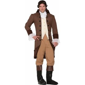 Forum Novelties mens Colonial Gentleman Patriotic Adult Sized Costume, Brown, STD US
