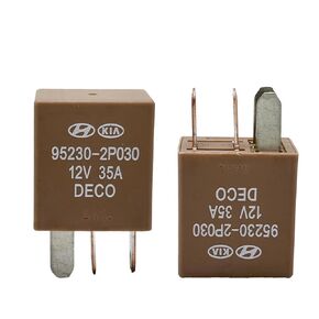 Set of 2-95230-2P030 High-Performance 12V 35A 4-Pin Relays Compatible for Hyundai and Kia Models
