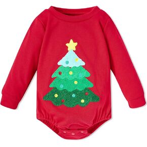 Halloween Christmas Baby Boy Girl Outfit Long Sleeves Rompers for 0-12 Month Newborn in Kuwait