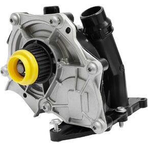 Water Pump Thermostat Housing Assembly | Replacement for 2015-2020 VW Jetta Golf A4 A6 Q7 1.8T 2.0T & More Vehicles | Replaces# 06L121011B, 06L121111J, 06L121111H