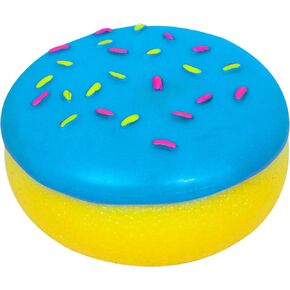 Schylling NeeDoh Jelly Donut - Sensory Fidget Toy - Assorted Colors - Ages 3 to Adult (Pack of 1)