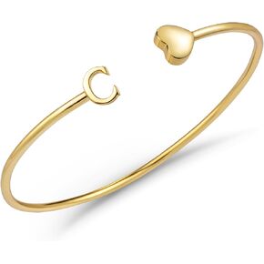 SELOVO Women Bracelet Letter Name Initial Bracelet Heart Bracelets for Women
