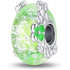 Pandach Murano Glass 925 Sterling Silver Charms for Bracelets Colour Changing Beads for Women Jewelry Gifts