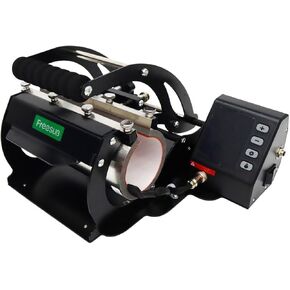 INTBUYING 110V Tumbler Heat Press Machine 11 in 1 Automatic Mug Heat Press Machine Heat Up Fast and Even for 1.5oz 3oz 9oz 11oz 12oz 17oz 20oz 30oz 32oz Tumblers, Cups, Glasses and Mugs Black