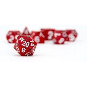 FanRoll by Metallic Dice Games Dragon StormTM Silicone Dice Set: Red Dragon Scales